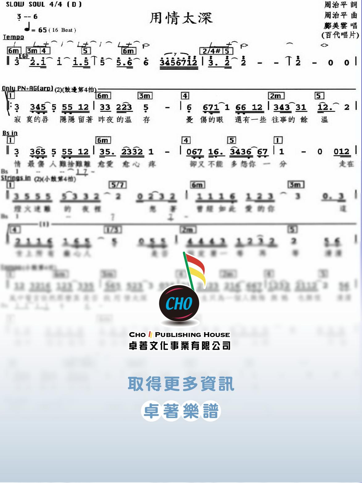 用情太深